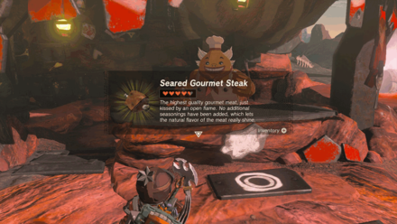 TotK - Rock Roast or Dust Reward