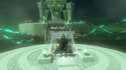 Zelda TotK Jiotak Shrine Magic Staff