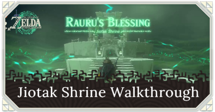 Zelda TotK Jiotak Shrine Puzzle Solution