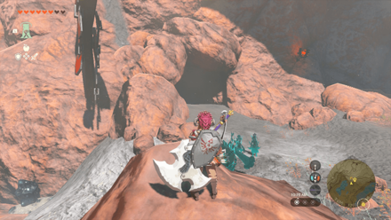 Zelda TotK - Enter Lake Intenoch Cave