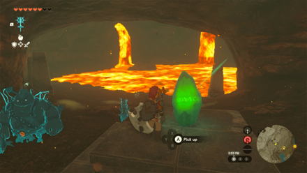 Zelda TotK - Examine and Activate the Crystal