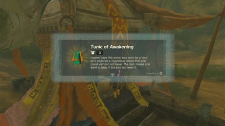 Tunic of Awakening Location