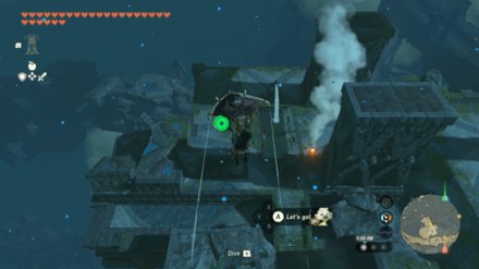 Zelda Tears of the Kingdom TOTK - A Wife Wafted Away - Campfire with Smoke