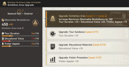 Honkai Star Rail - Upgrading Exhibit Areas