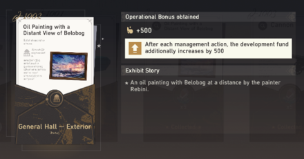 Honkai Star Rail - Distant View of Belobog Exhibit Benefits