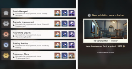 Honkai Star Rail - Management Phase Rewards