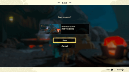 TotK - Save Before Anything Else