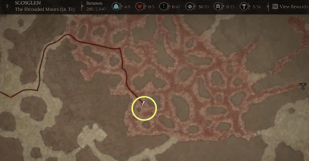 Blind Odwyn Location Map