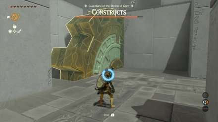 Zelda TotK - Use Recall on the Gear