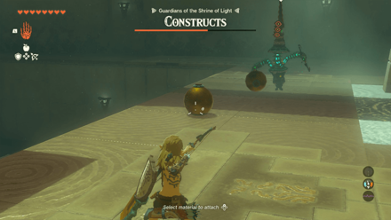 Zelda TotK - Use Bombs to Defeat the Constructs