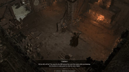 Diablo 4 - Talk to Torben