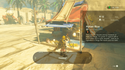 Zelda TotK - Hylian Rice Spera