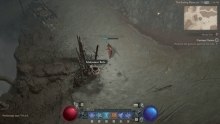 Diablo 4 Curious Curios - Relic Location