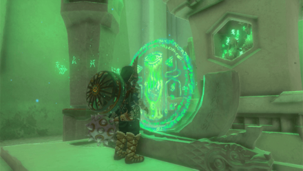 Zelda TotK Yansamin Shrine examine shrine