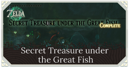 TOTK - Secret Treasure under the Great Fish Walkthrough and How to Unlock