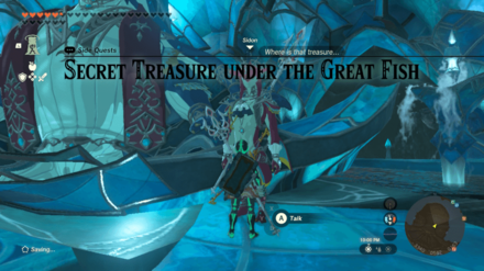 Tears of the Kingdom TOTK Secret Treasure under the Great Fish How to Unlock