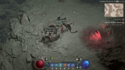 Diablo 4 Hunting the Relic Hunter - Malevolent Relic