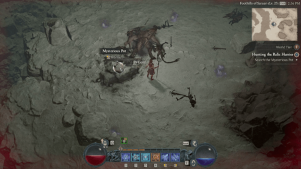 Diablo 4 Hunting the Relic Hunter - Mysterious Pot