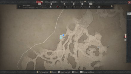 Diablo 4 Hunting the Relic Hunter Map Location