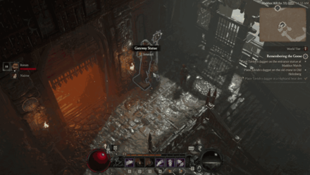 Diablo 4 - Gateway Statue