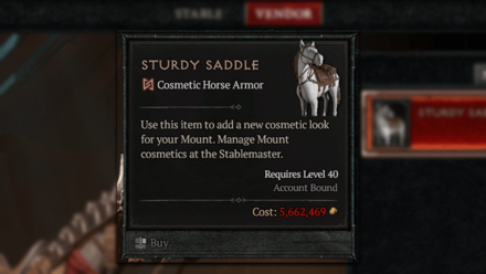 Sturdy Saddle Cosmetic