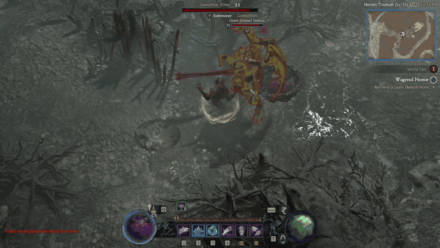 Diablo 4 - Defeat Giant Horned Demon