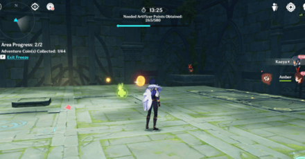 Genshin - Imaginarium Trove Sweeper Domain - Use Buffs and Switch Characters