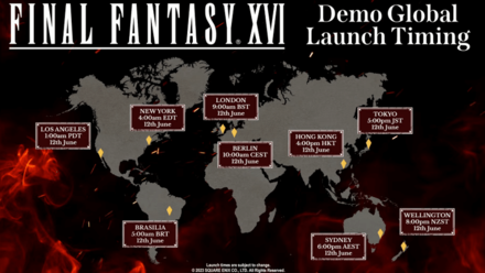 Final Fantasy XVI (FF16) - Demo Launch Times