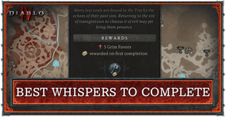 Diablo 4 - Best Whispers to Complete