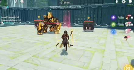 Genshin - Divine Ingenuity 3.7 Domain 5 - Area 1 Enemies