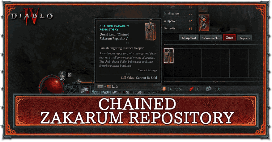 Diablo 4 - Chained Zakarum Repository Top Banner