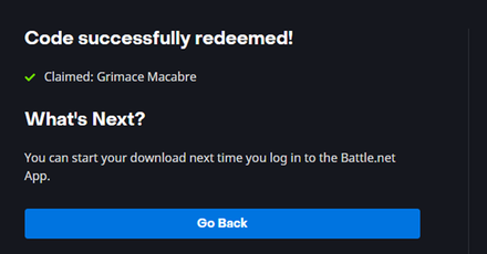Diablo 4 - Bnet Redeem Success.png