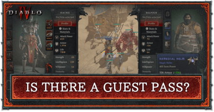 Diablo 4 - Will There Be A Guest Pass