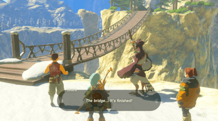 TOTK - Rito Rope Bridge Complete