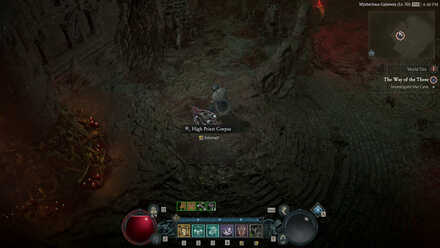 Diablo 4 Way of the Three - High Priest Corpse