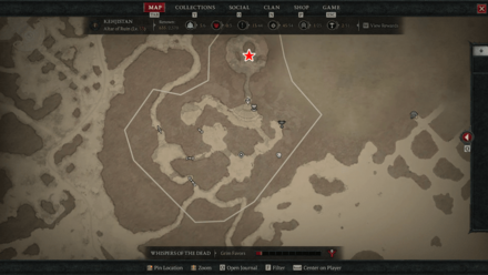 Diablo 4 Altar of Ruin Statue Map Location