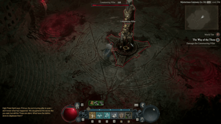 Diablo 4 Way of the Three - Communing Pillar
