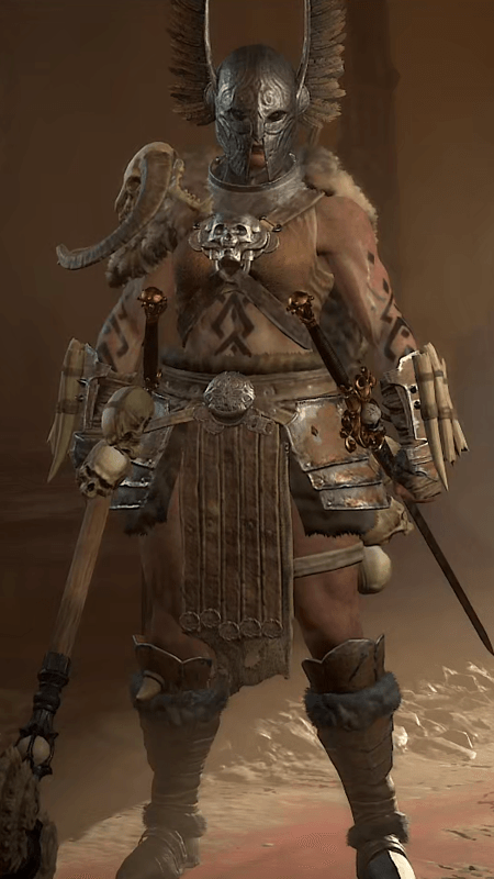 Diablo 4 - Runic Set Barbarian Transmog
