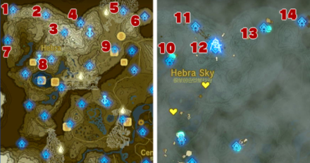 TOTK - Hebra Shrines