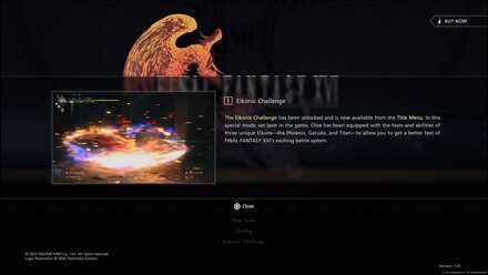 FF16 - Eikonic Challenge Mode unlocked