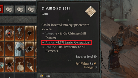 Diablo 4 - Increase Barrier Generation