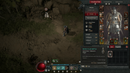 Diablo 4 Water-Filled Bottle