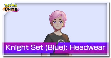 Pokemon UNITE - Knight Set Blue Headwear