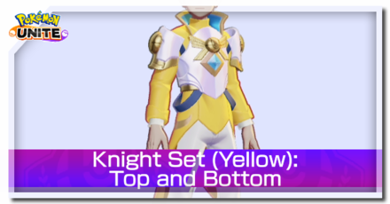 Pokemon UNITE - Knight Set Yellow Top and Bottom