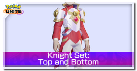 Pokemon UNITE - Knight Set Top and Bottom