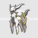 Pokemon Scarlet and Violet SV - Arceus Gray Icon