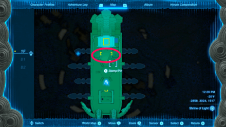 Tears of the Kingdom TOTK - Wind Temple First Lock Step 1