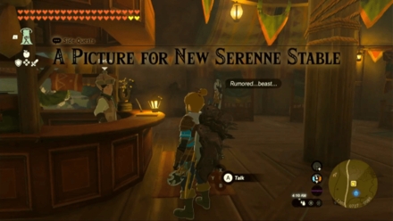 Tears of the Kingdom TOTK A Picture for New Serenne Stable How to Unlock