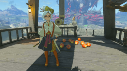 Zelda TotK - Purah with Apples