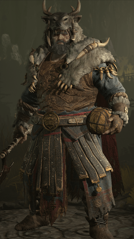 Diablo 4 - Fur-Lined Set Druid Transmog